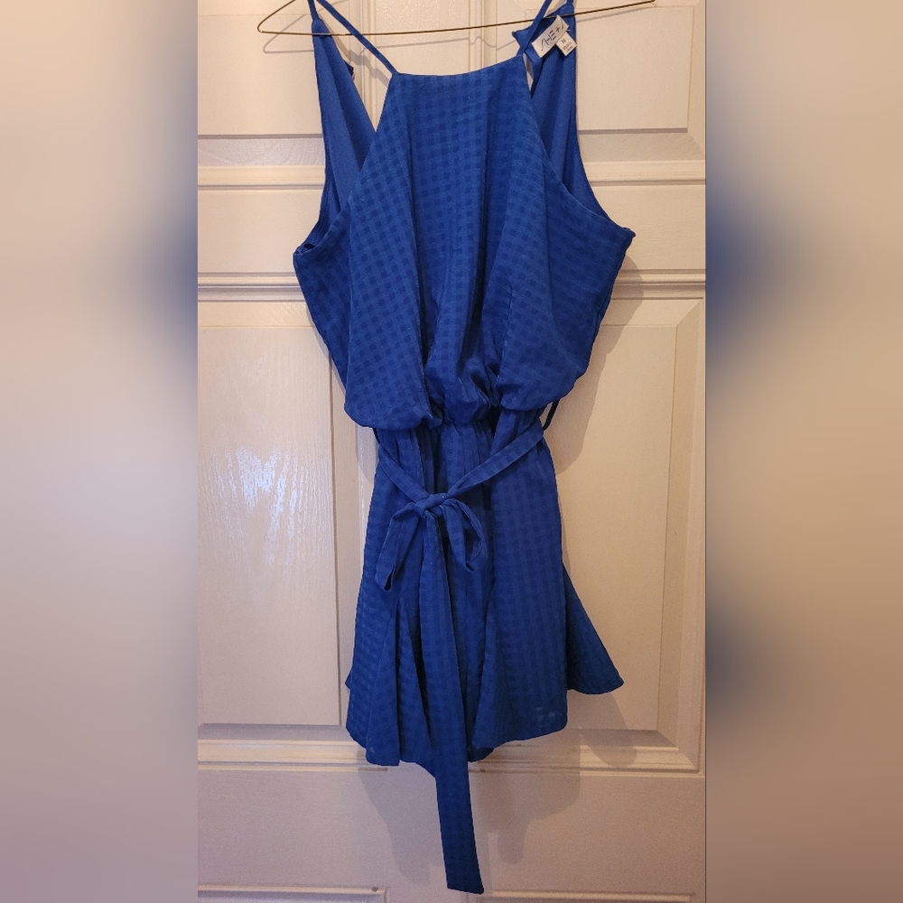 She + Sky Blue Sleeveless Dress